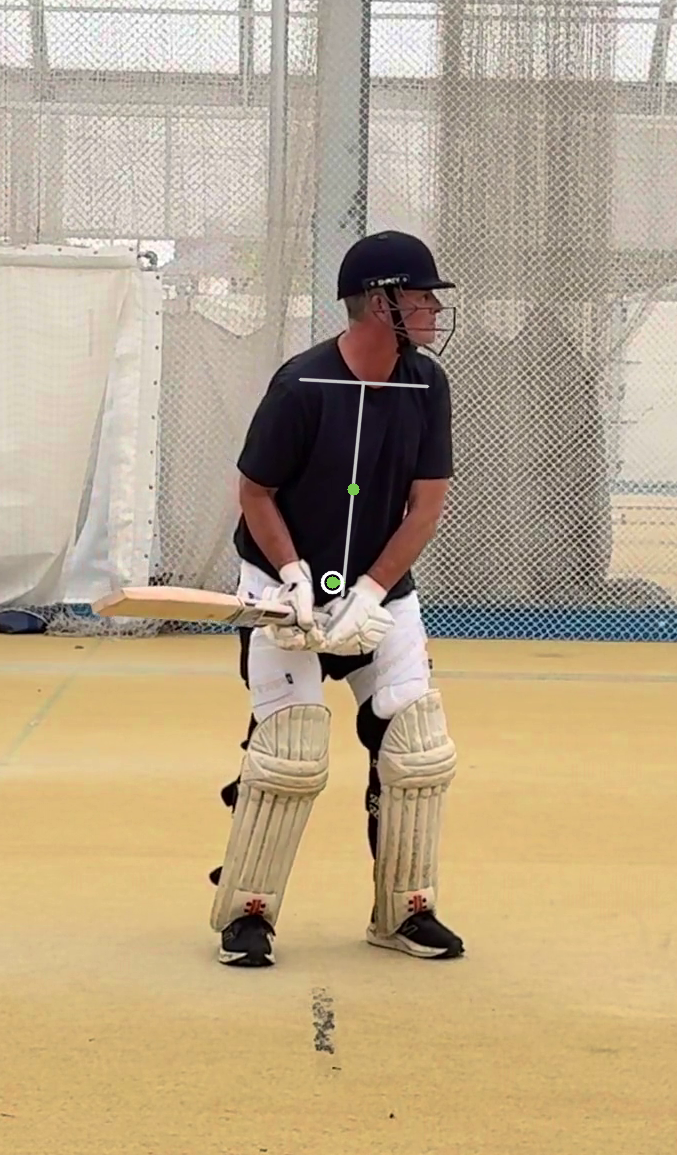 Hands centred at release