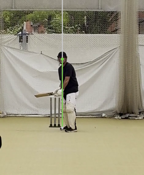 Head inside back toe at release