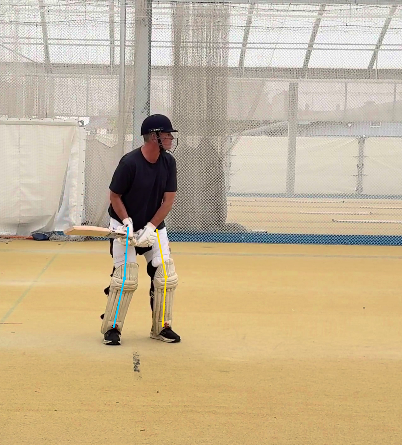 Front knee flexion at release