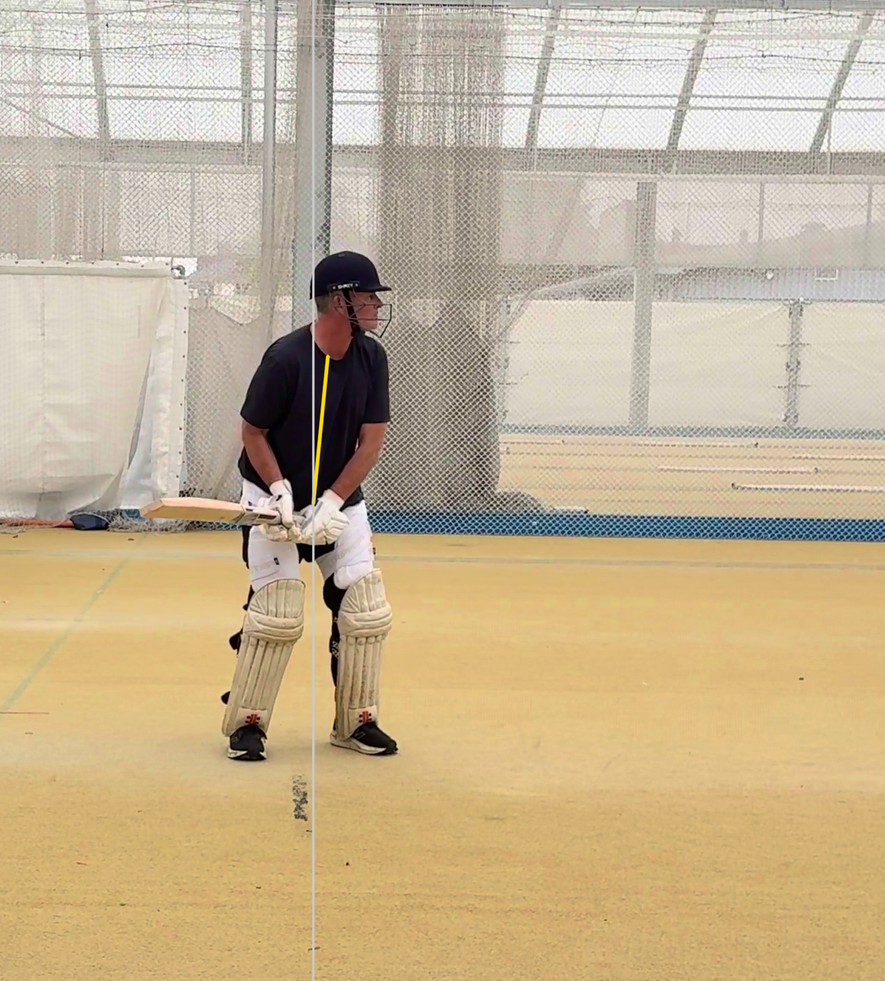 Torso forward lean at release