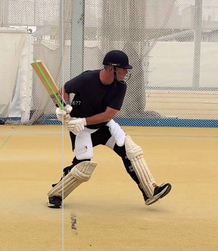 Unweighting the bat at peak backswing